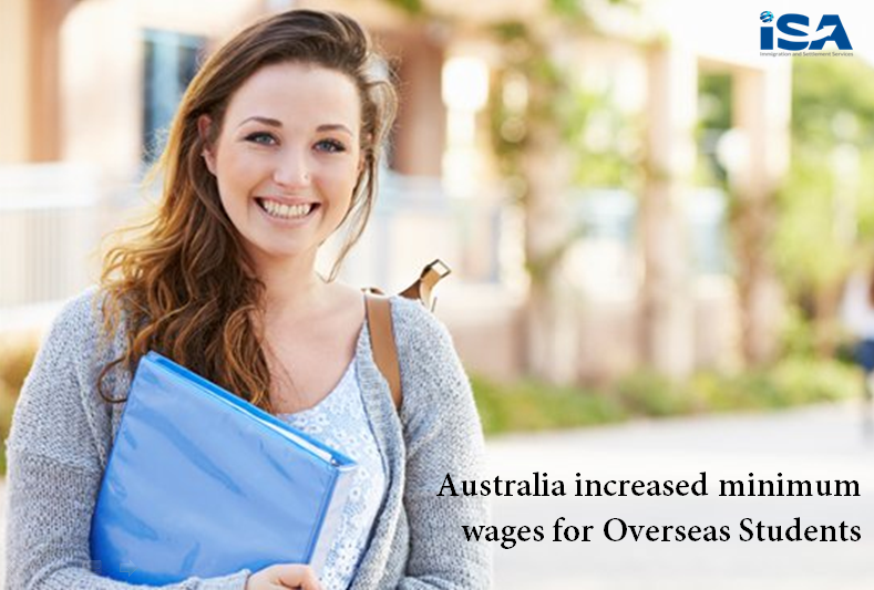 Australia increased minimum wages for Students