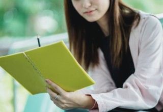 A girls reading ielts exam preparation tips